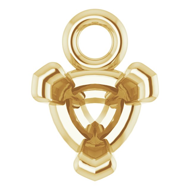 Round 4-Prong Basket Dangle