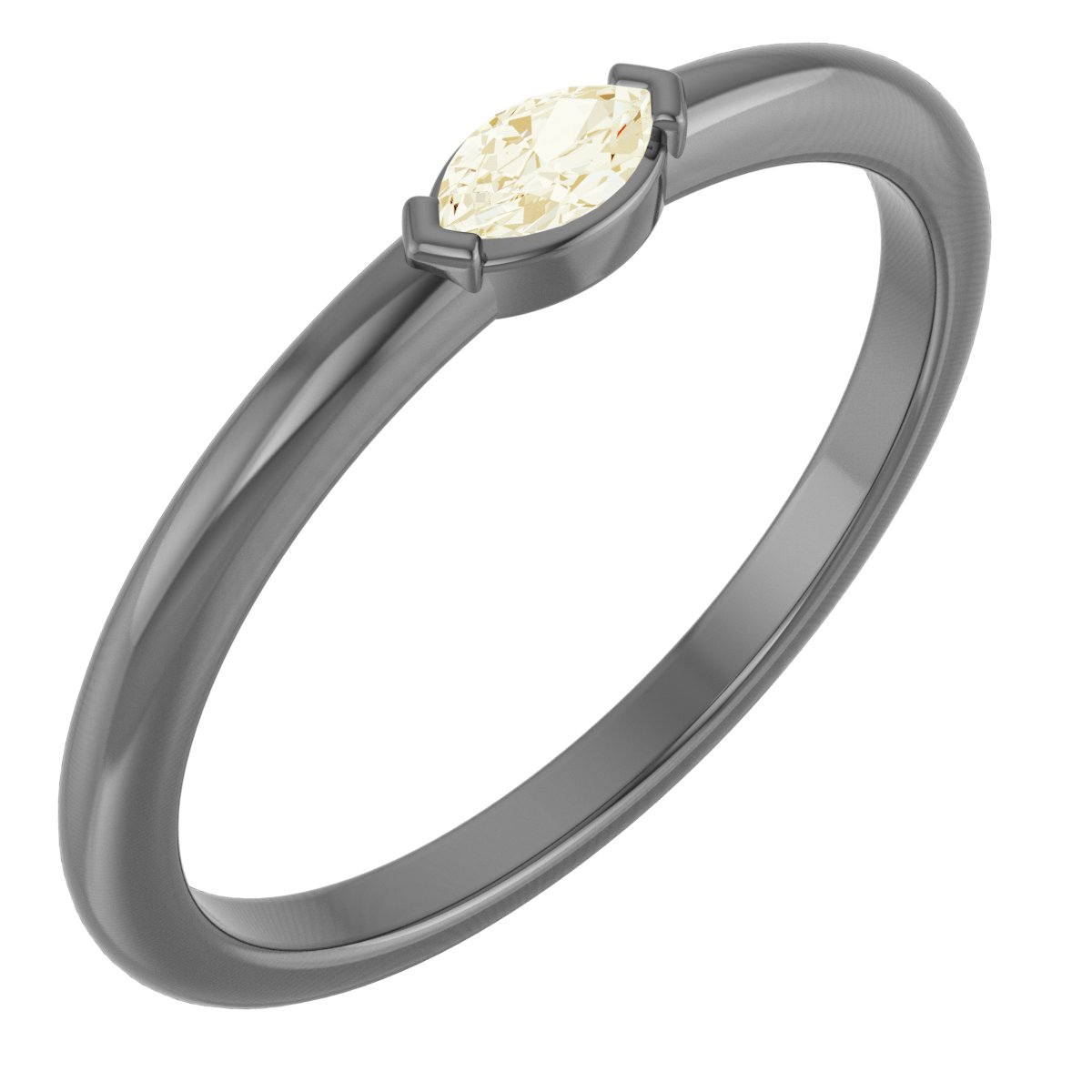 14K Yellow 1/8 CTW Natural Diamond Solitaire Ring