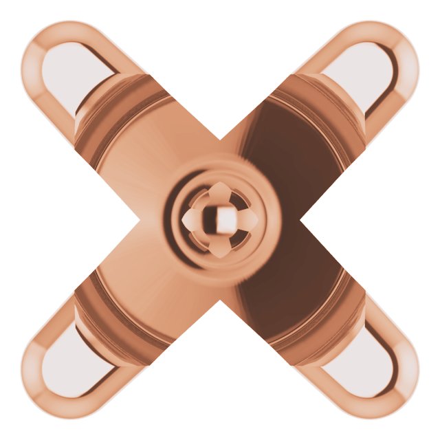 Round 4-Prong Earring Setting