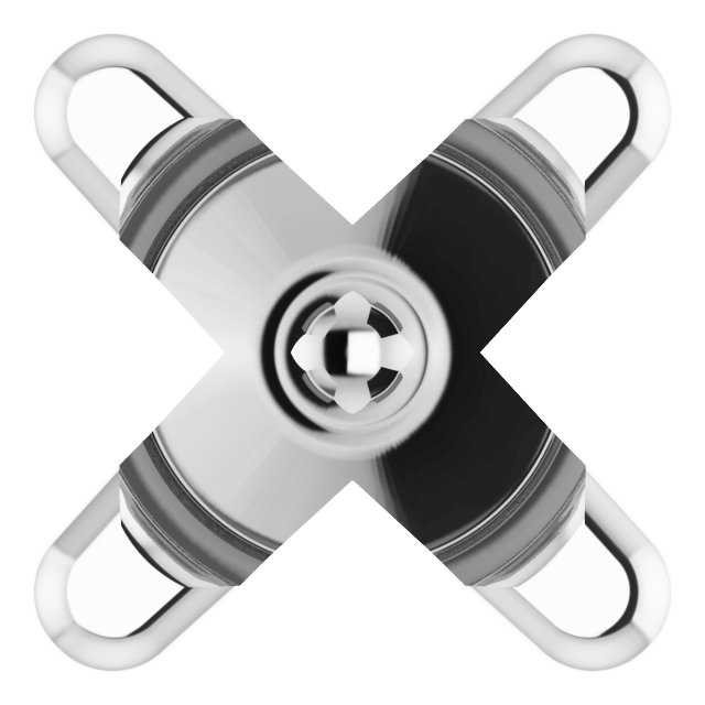 Round 4-Prong Earring Setting