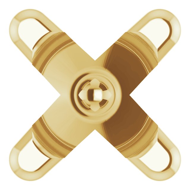 Round 4-Prong Earring Setting