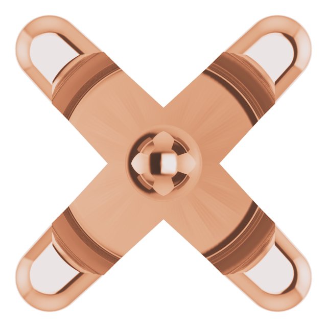 Round 4-Prong Earring Setting