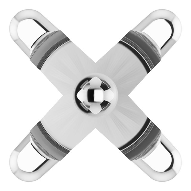 Round 4-Prong Earring Setting