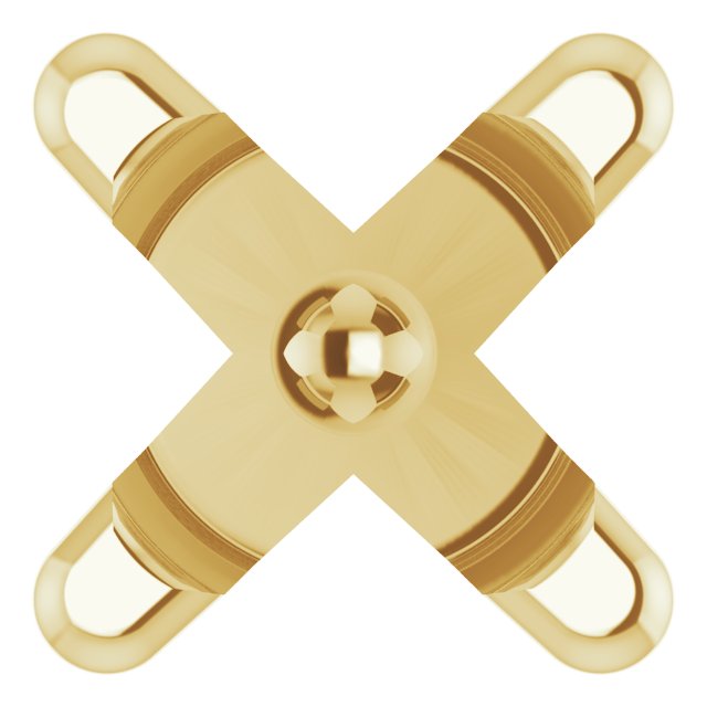 Round 4-Prong Earring Setting