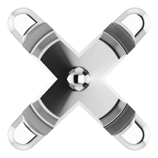 Round 4-Prong Earring Setting