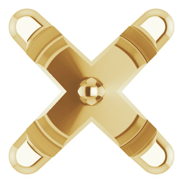 Round 4-Prong Earring Setting