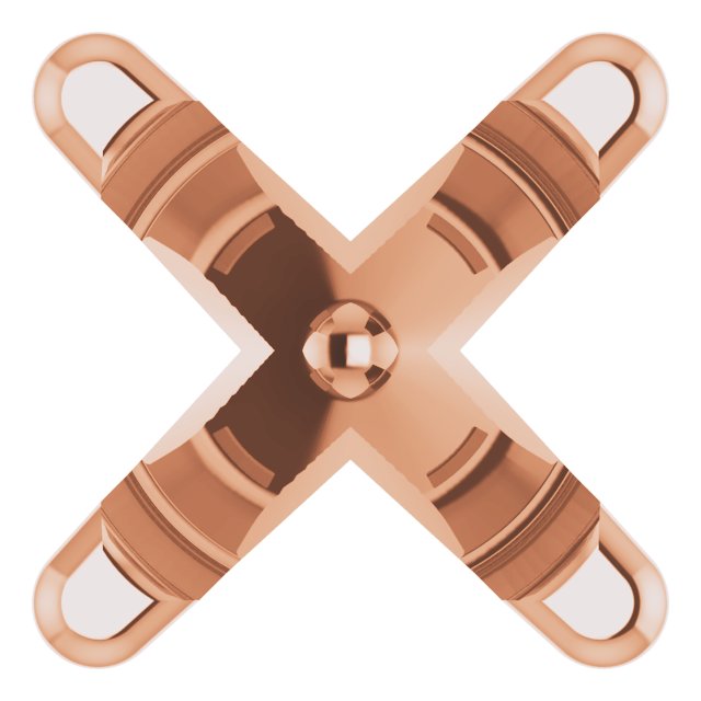 Round 4-Prong Earring Setting