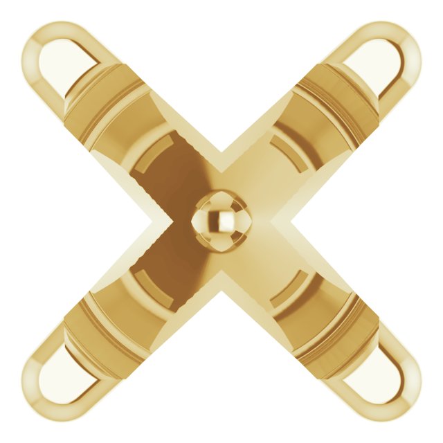 Round 4-Prong Earring Setting