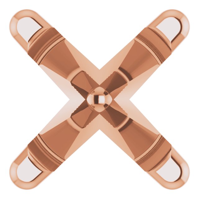 Round 4-Prong Earring Setting