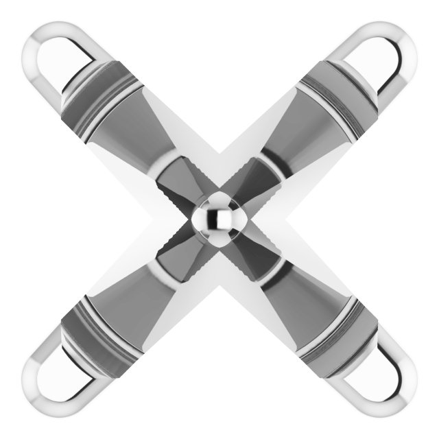 Round 4-Prong Earring Setting