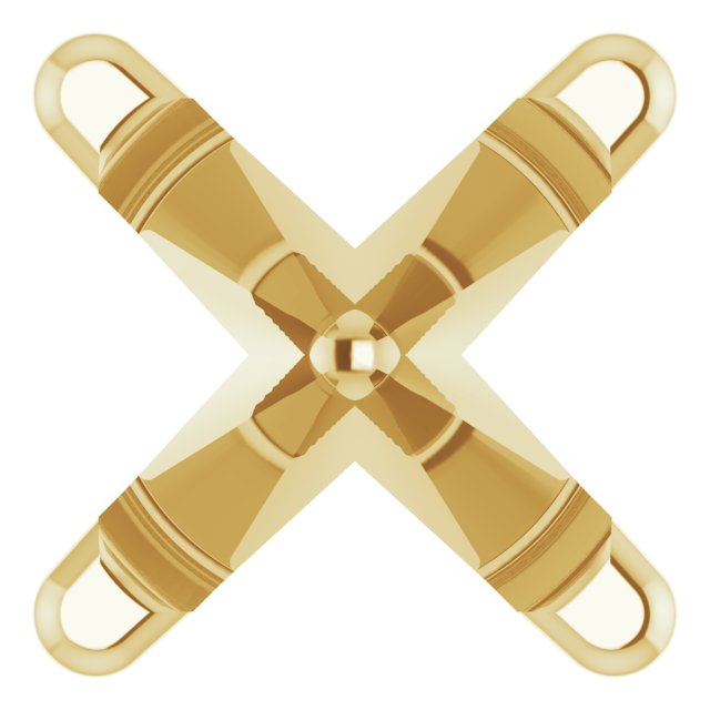 Round 4-Prong Earring Setting