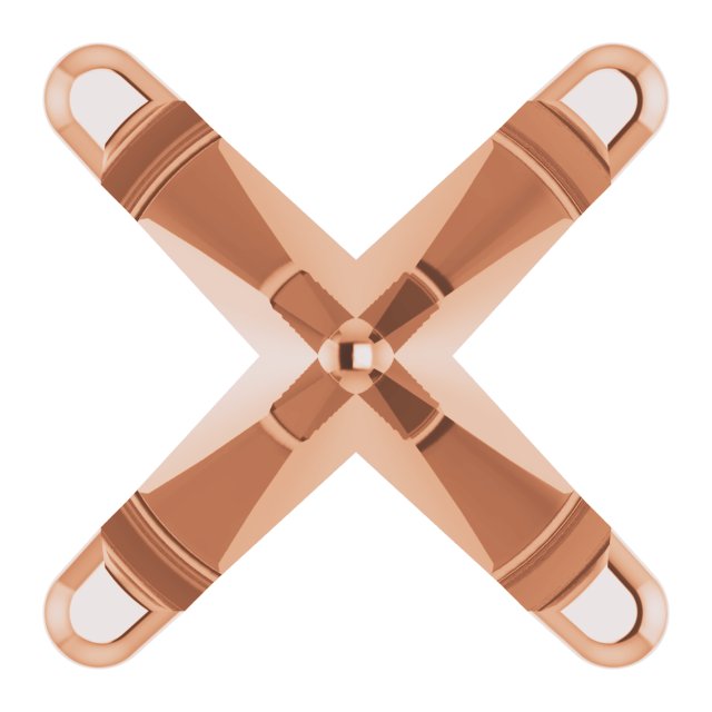Round 4-Prong Earring Setting