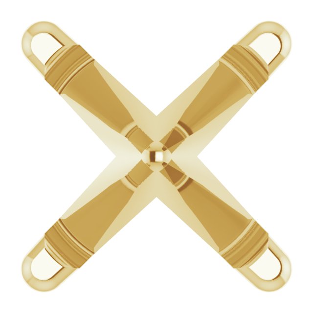 Round 4-Prong Earring Setting