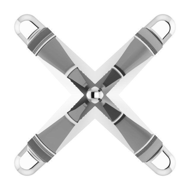 Round 4-Prong Earring Setting