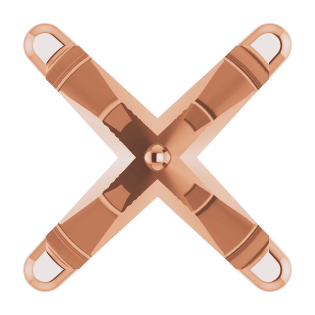 Round 4-Prong Earring Setting