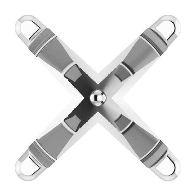 Round 4-Prong Earring Setting