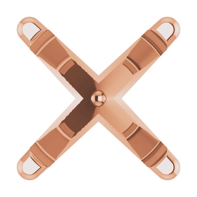 Round 4-Prong Earring Setting