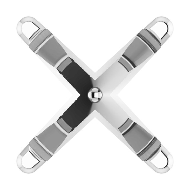 Round 4-Prong Earring Setting