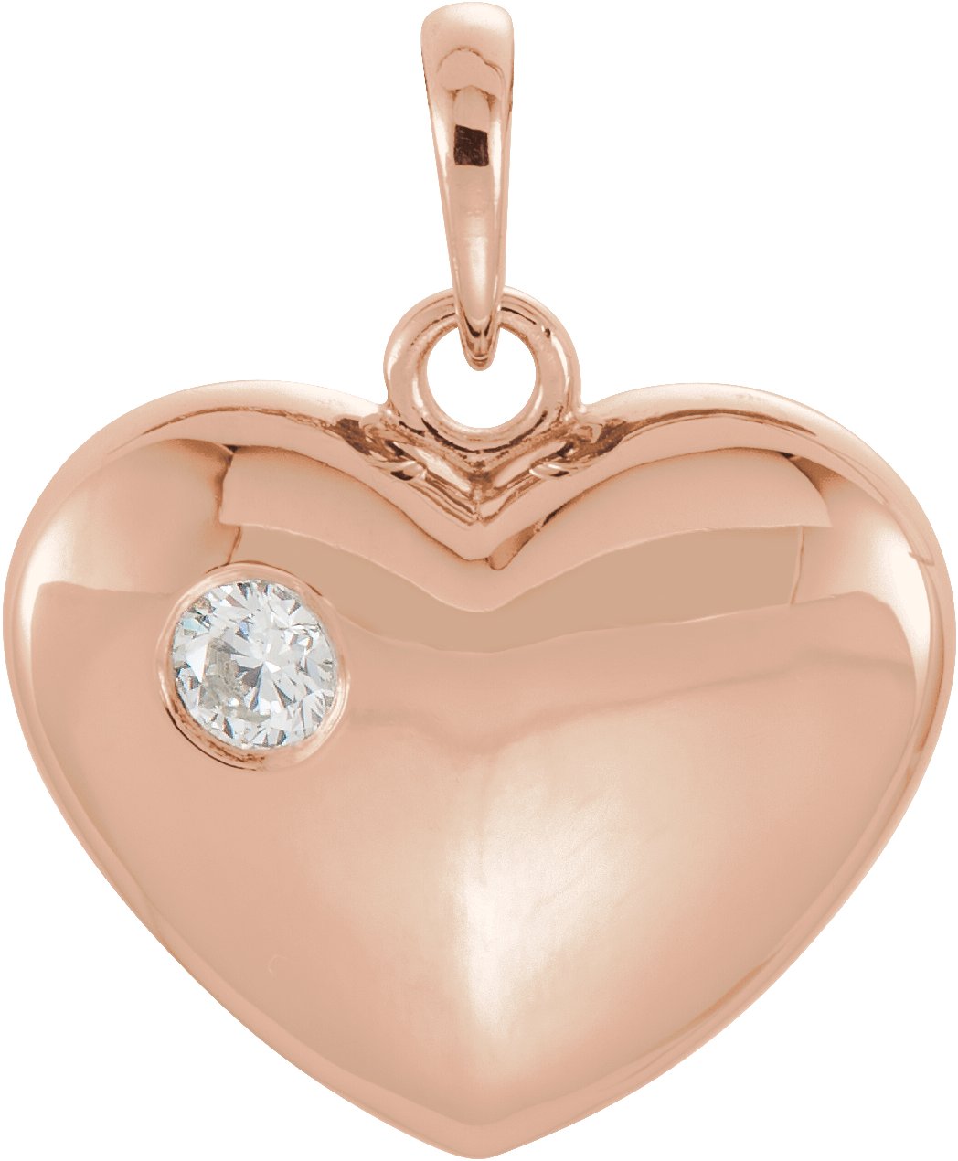 Engravable Heart Pendant