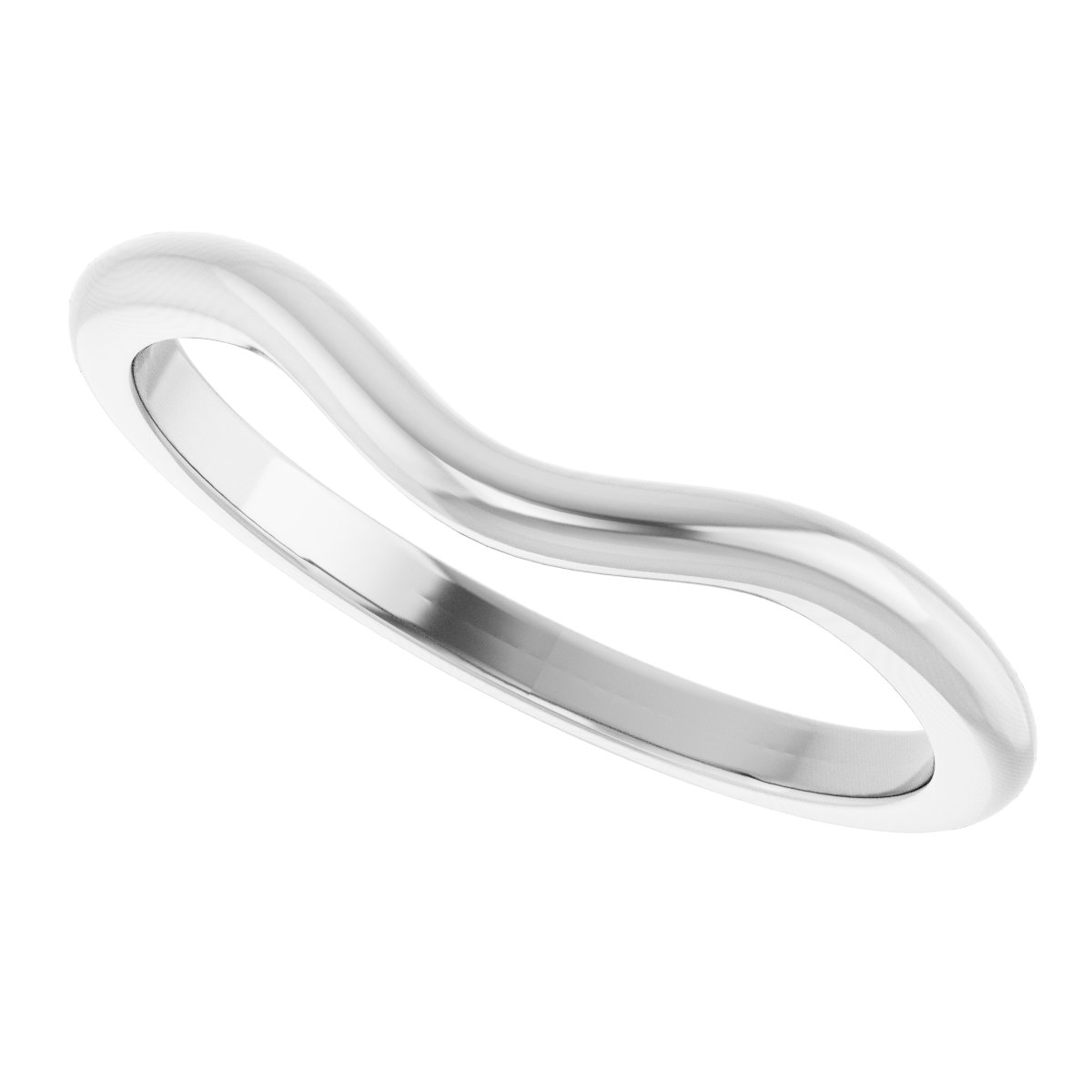 14K White Matching Band-5