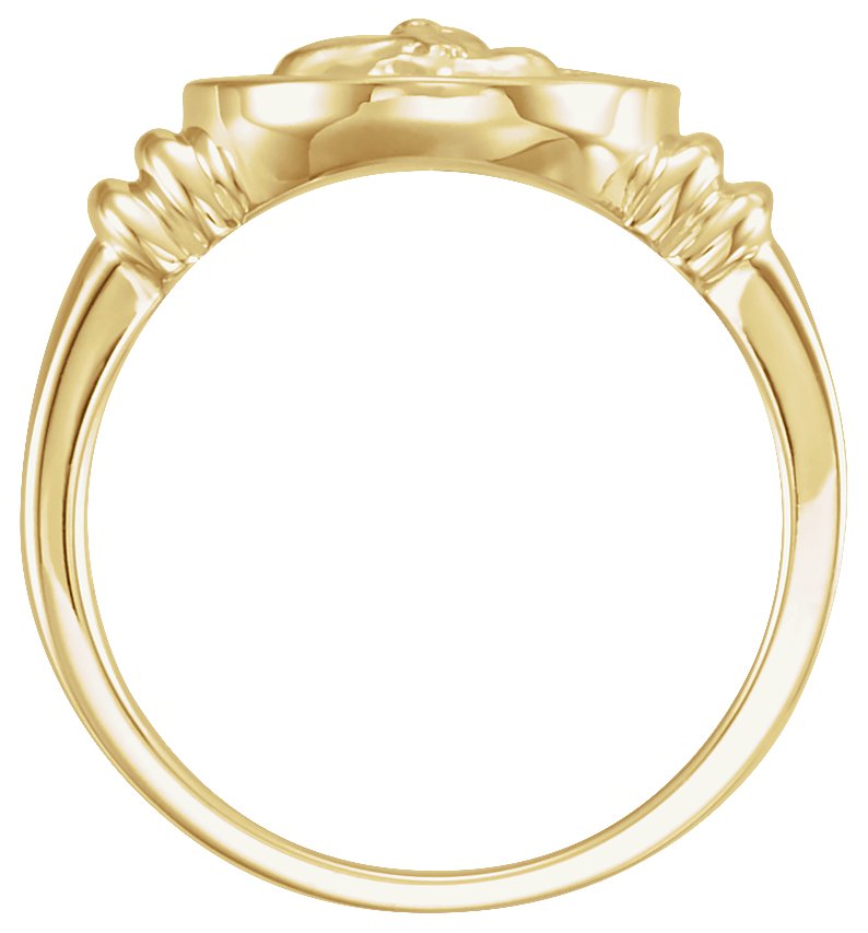 12.2 mm Cherub Angel Ring view 2