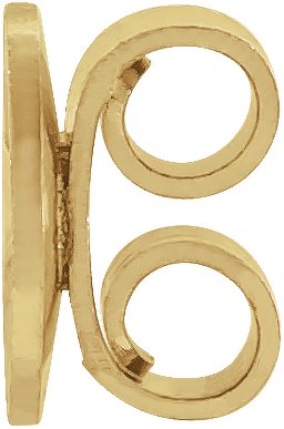 4-10 mm OD Heavy Weight Friction Earring Backs