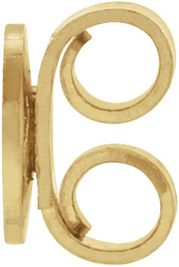 4-10 mm OD Heavy Weight Friction Earring Backs