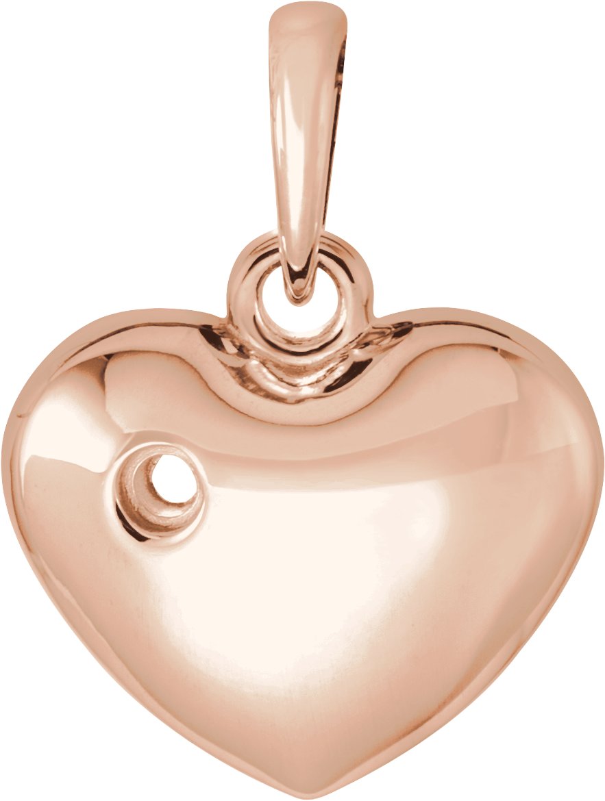 Engravable Heart Pendant