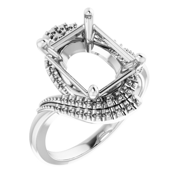 Halo-Style Beaded Ring