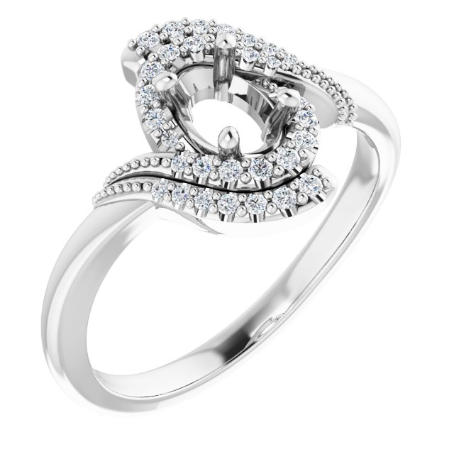 14k White Gold