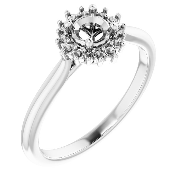 Halo-Style Engagement Ring