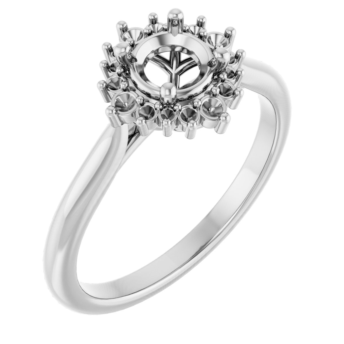 Halo-Style Engagement Ring