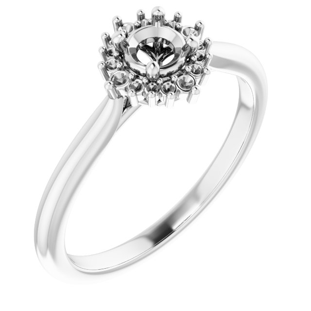 Halo-Style Engagement Ring