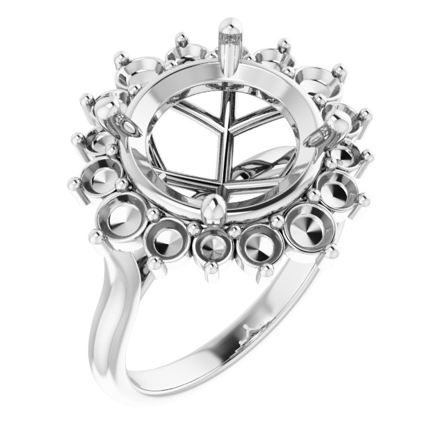 Halo-Style Engagement Ring
