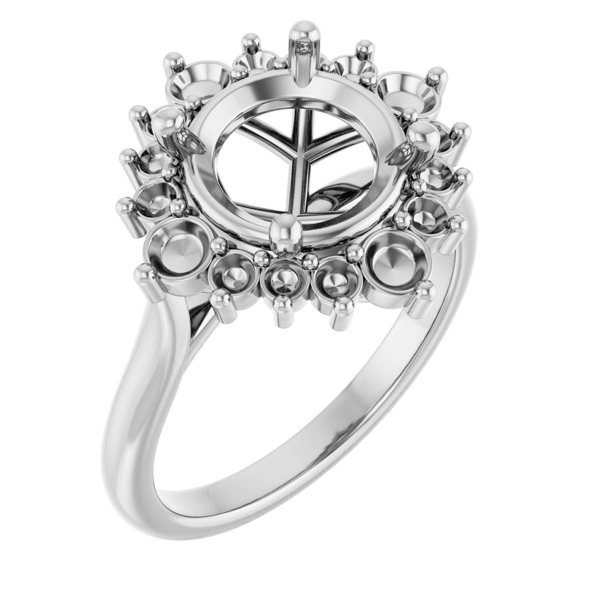 Halo-Style Engagement Ring
