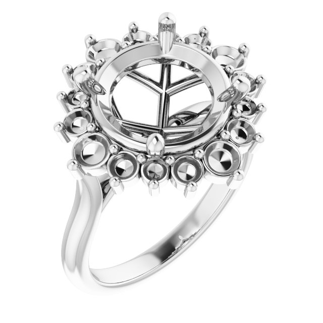 Halo-Style Engagement Ring