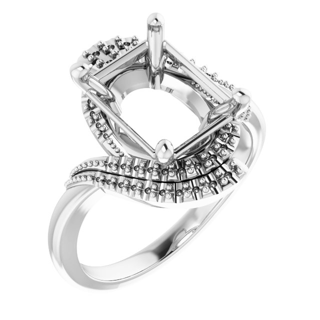 Halo-Style Beaded Ring
