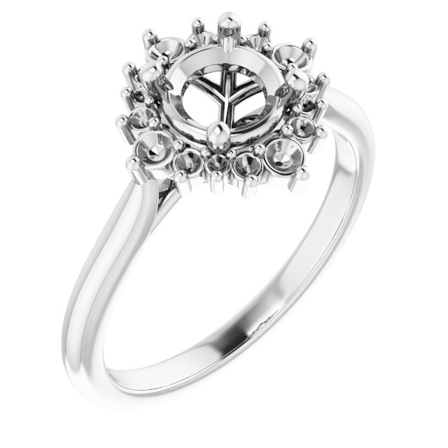 Halo-Style Engagement Ring