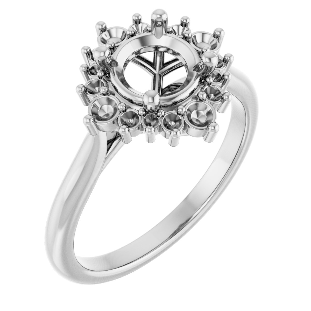 Halo-Style Engagement Ring