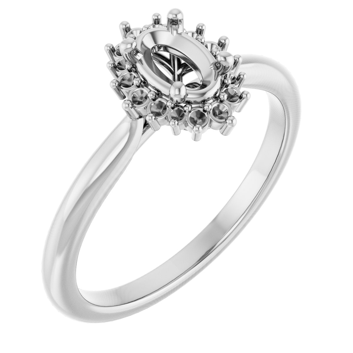 Halo-Style Engagement Ring