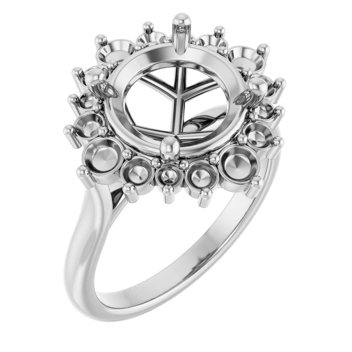 Halo-Style Engagement Ring