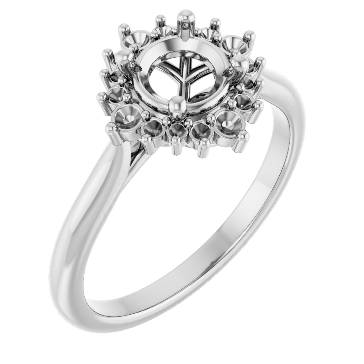 Halo-Style Engagement Ring