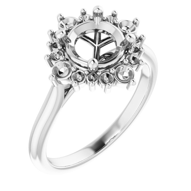 Halo-Style Engagement Ring