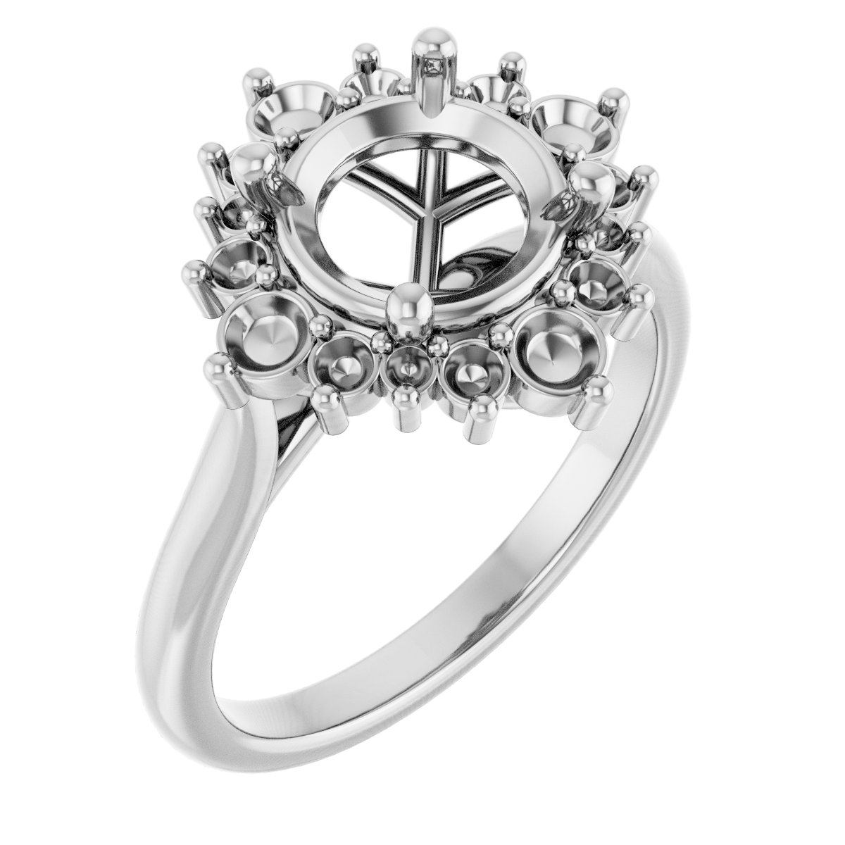 Halo-Style Engagement Ring