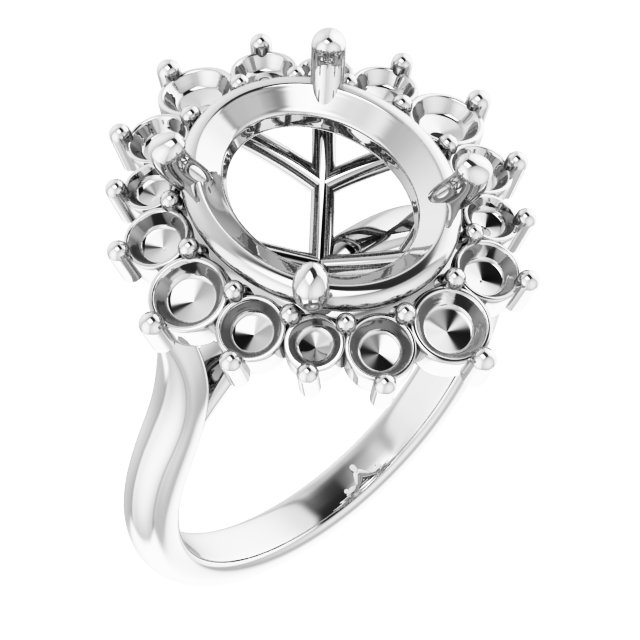 Halo-Style Engagement Ring