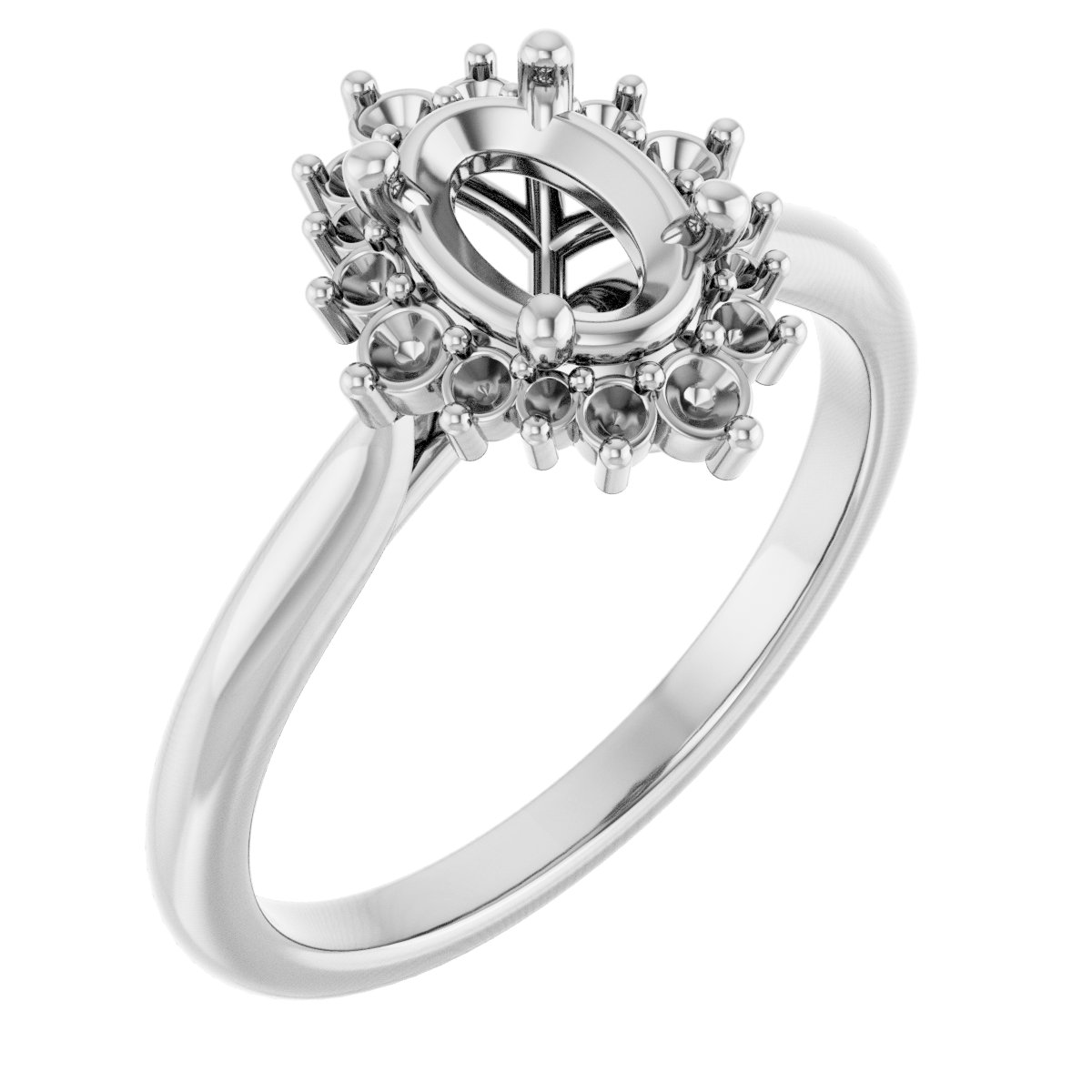 Halo-Style Engagement Ring