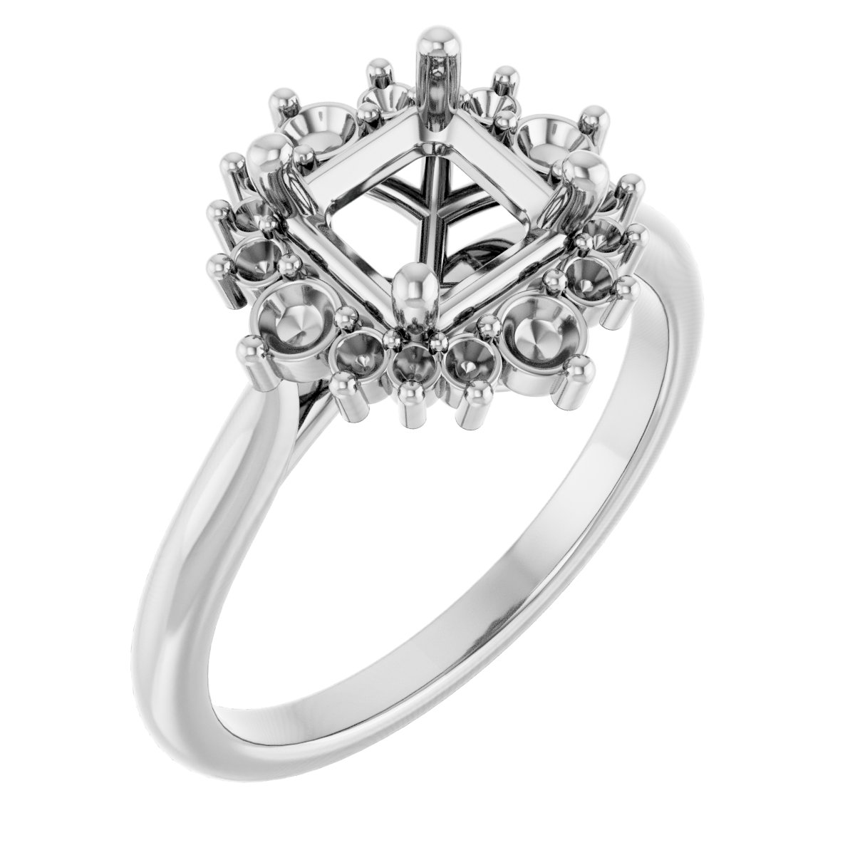 Halo-Style Engagement Ring