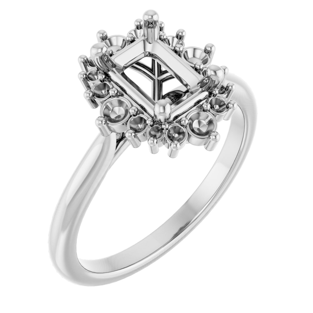 Halo-Style Engagement Ring