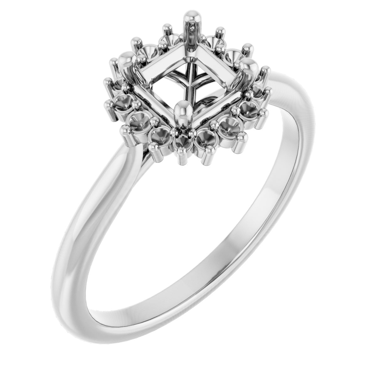 Halo-Style Engagement Ring
