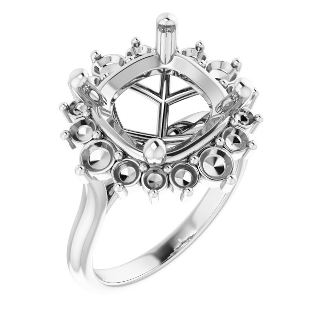 Halo-Style Engagement Ring